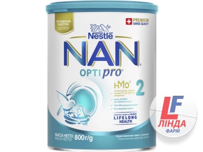 Сухая молочная смесь NAN 2 Optipro с олигосахаридом 2'FL для детей с 6 месяцев, 800 г-0