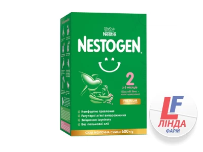 Сухая молочная смесь Nestogen 2 с лактобактериями L. Reuteri для детей с 6 месяцев, 600 г-0