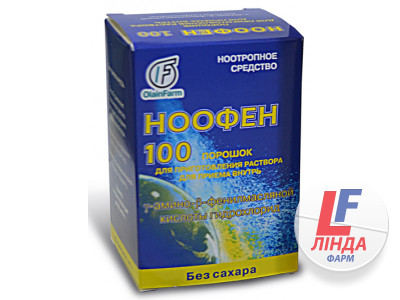 Ноофен 100 порошок д/ор. р-ну 100 мг/дозу по 1 г №15 у пак.-0