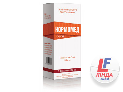 Нормомед сироп 50 мг/мл по 240 мл у флак.-0