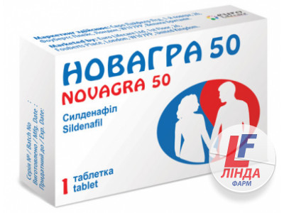 Новагра 50мг таблетки №1-0