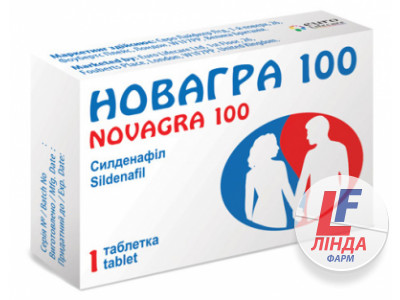 Новагра 100мг таблетки №1-0