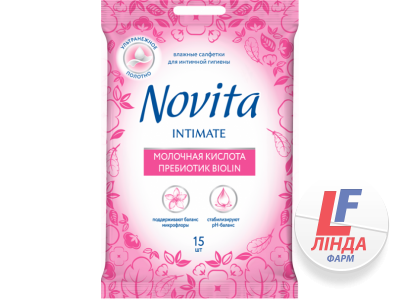 Novita (Новита) Intimate Салфетки влажные для интимной гигиены №15-0