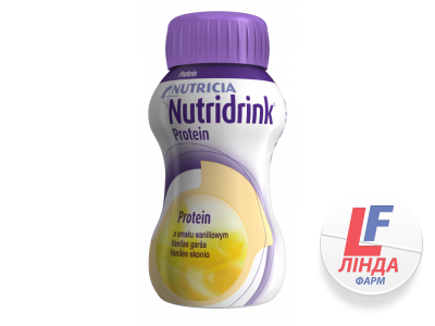 Нутрідрінк протеїн ентеральне харчування зі смаком ванілі по 125 мл №4-0