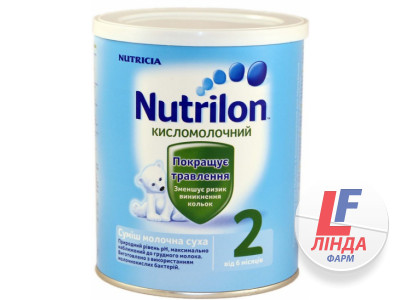 Суха молочна суміш Nutrilon Кисломолочний 2 для харчування дітей від 6 до 12 місяців, 400 г-0