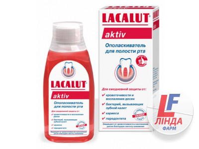 Lacalut (Лакалут) Ополаскиватель для полости рта Aktiv 300мл-0