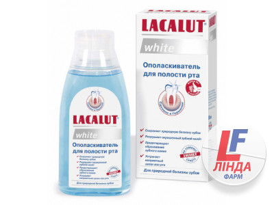 Lacalut (Лакалут) Ополаскиватель для полости рта White 300мл-0