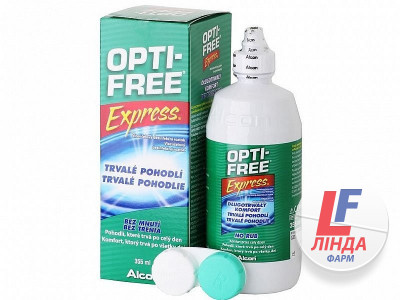 Розчин Opti-Free Express для контактних лінз по 355 мл у флак. пласт. + контейнер-0