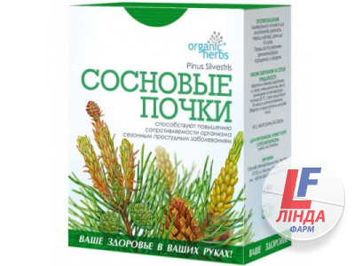 Organic Herbs Фіточай Соснові бруньки 50г-0