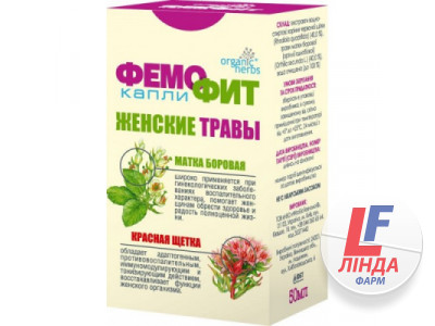 Organic Herbs Капли Фемофит капли 50мл-0