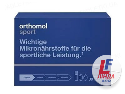 Ортомол Orthomol Sport Omega-3 new витамины для спортсменов р-р питьев.30дн.(4260022694830)-0
