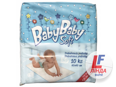 Пеленки для детей BabyBaby Soft (БебиБеби Софт) 60х60см №10-0
