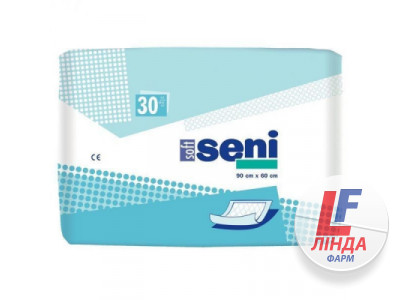 Пелюшки гігієнічні Seni Soft Super 40х60 см, 30 штук-0