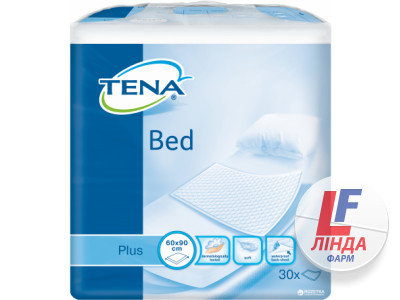 Пеленки гигиенические впитывающие TENA Bed Plus 60см x 90см №30-0