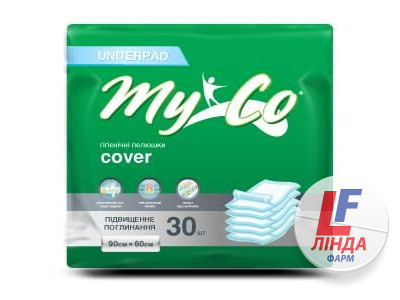 Пеленки гигиенические MyCo Cover 60 х 90 см, 30 штук-0