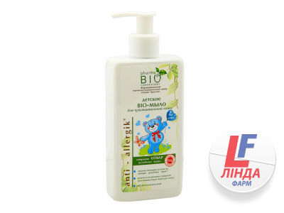 Pharma Bio Laboratory Детское ВІО-мыло для чувствительной кожи (4843) 250мл-0