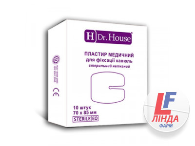 Пластир медичний Dr. House на полімерній основі 1,25 см х 500 см в картонній упаковці, 1 штука-0
