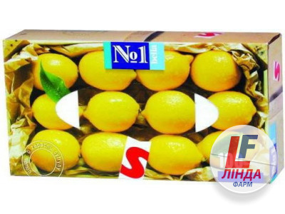 Хусточки паперові Bella універсальні двошарові Лимон №100-0