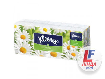 Хусточки Kleenex №10х10 ромашка-0