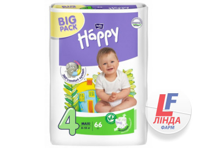 Подгузники для детей Bella Happy Maxi (Белла Хеппи Макси) размер 4 (8-18кг) №66-0