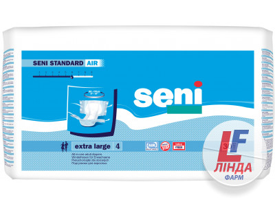 Подгузники для взрослых Seni Standard AIR extra large №30-0