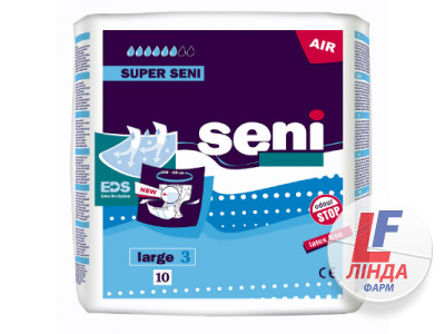 Підгузки для дорослих Super Seni Large №10-0