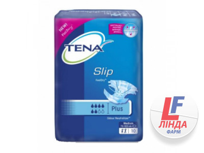 Підгузки для дорослих Tena Slip Plus Medium, 10 штук-0