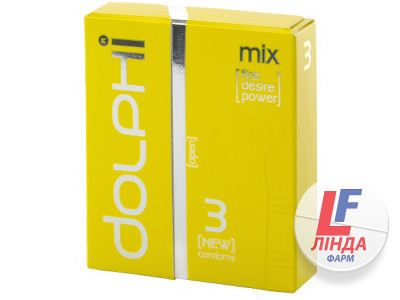 Презервативы Dolphi (Долфи) Lux Mix 3шт-0