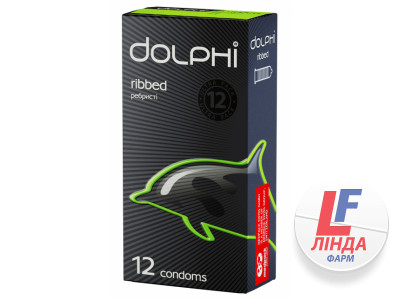 Презервативы Dolphi (Долфи) Ребристые 12шт-0