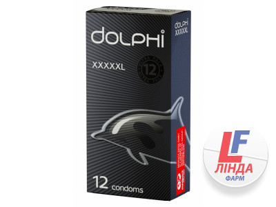 Презервативи Dolphi (Долфі) XXXXXL збільшений розмір 12шт-0