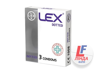 Презервативы LEX Dotted точечные 3шт-0
