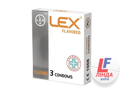 Презервативы LEX Flavored анатомические ароматизированные 3шт-0