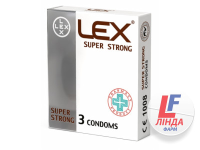 Презервативи LEX Super Strong суперміцні 3шт-0