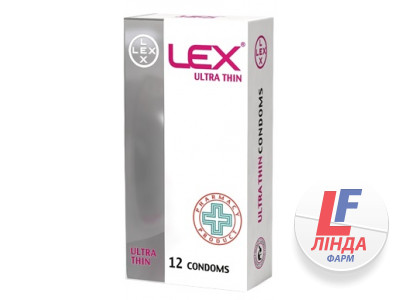 Презервативи Lex Ultra thin ультра тонкі, 12 штук-0