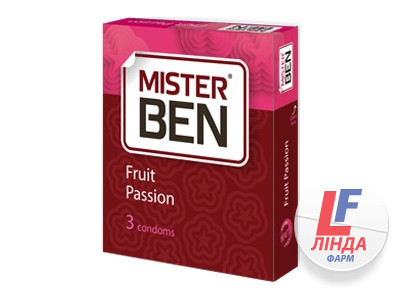 Презервативи Mr.Ben Fruit Passion 3шт-0