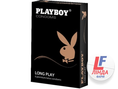 Презервативы Playboy Long Play с анестетиком 6шт-0
