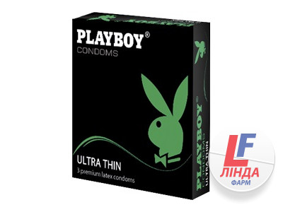 Презервативи Playboy Ultra Thin ультратонкі 3шт-0