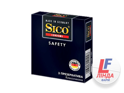 Презервативи Sico Safety класичні 3шт-0