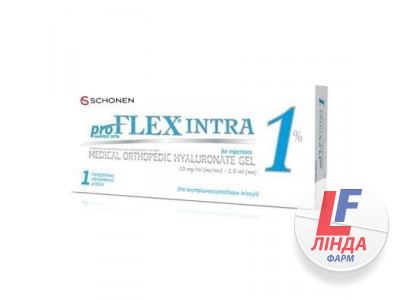 ПроФлекс Інтра гель для внутрішньосуглобових ін'єкцій 10 мг/мл по 2,0 мл №1 в шприці-0