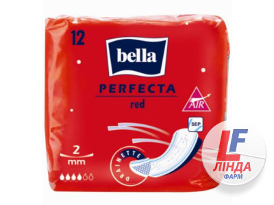 Прокладки гігієнічні Bella Perfecta Red Drainette №12-0