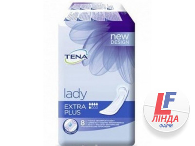 Прокладки урологические TENA (Тена) Lady Extra Plus InstaDry (Леди Экстра Плюс Инстдрай) для женщин 8 шт-0
