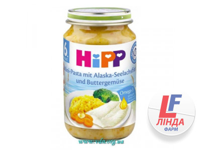 Пюре HIPP (Хипп) Овощи с морской рыбой с 6 месяцев 190г-0