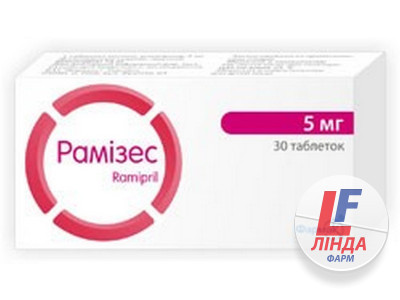 Рамізес таблетки по 5 мг №30 (10х3)-0