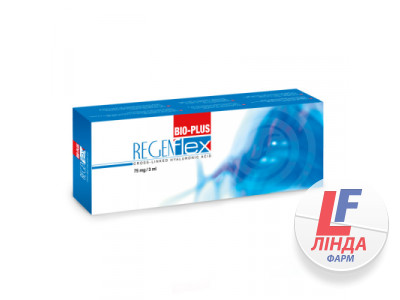 РЕГЕНФлекс Эндопротезы (заменители) REGENFlex BIO-PLUS синовиальнной жидкости 75мг/3мл шприц №1-0