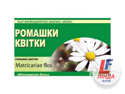 Ромашки цветки фильт-пакеты по 1.5г №20 Виола-0