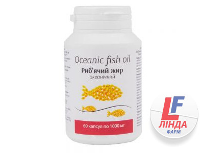 Риб'ячий жир океанічний 1000мг банку №60 Орландо-0