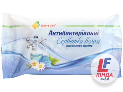 Салфетки влажные Tabula Vita антибактериальные №15-0