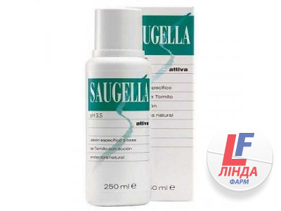 Саугелла аттива жидкое мыло для интимной гигиены 250мл с экстрактом тимьяна-0