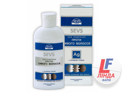 SEVS средство косметическое против седых волос 200мл-0