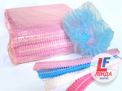 Шапочка-берет Славна стерильна, спанбонд, арт. 1220103, 10 штук-0